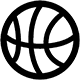 Basketball court construction and repair icon